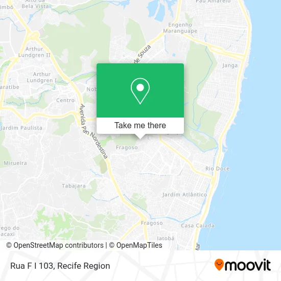 Rua F I 103 map