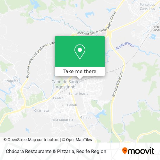 Chácara Restaurante & Pizzaria map