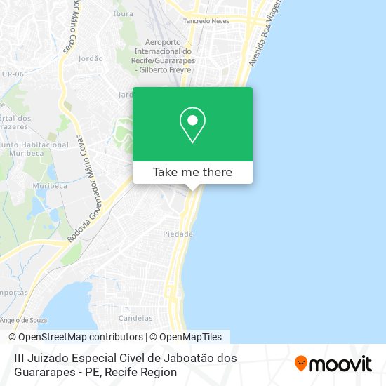 III Juizado Especial Cível de Jaboatão dos Guararapes - PE map