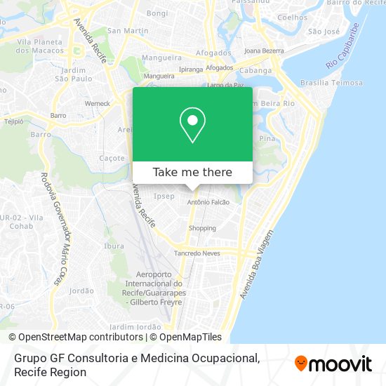 Grupo GF Consultoria e Medicina Ocupacional map