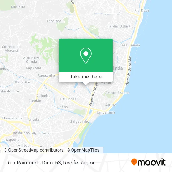 Rua Raimundo Diniz 53 map