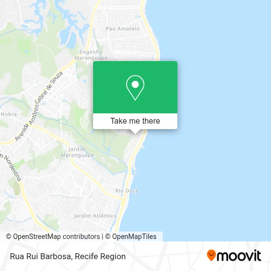 Rua Rui Barbosa map