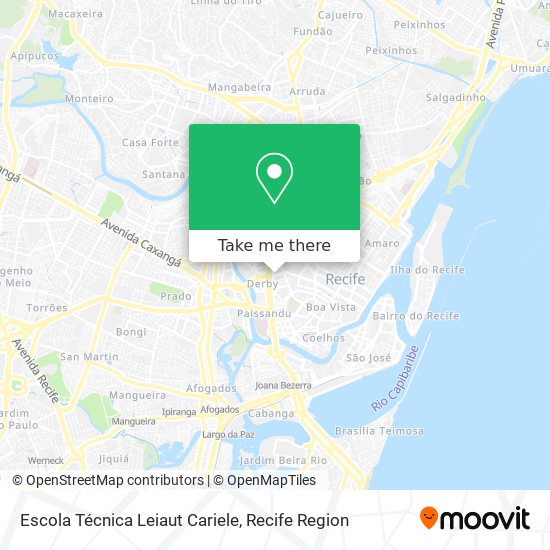 Escola Técnica Leiaut Cariele map