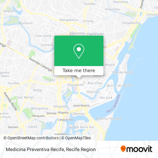 Medicina Preventiva Recife map