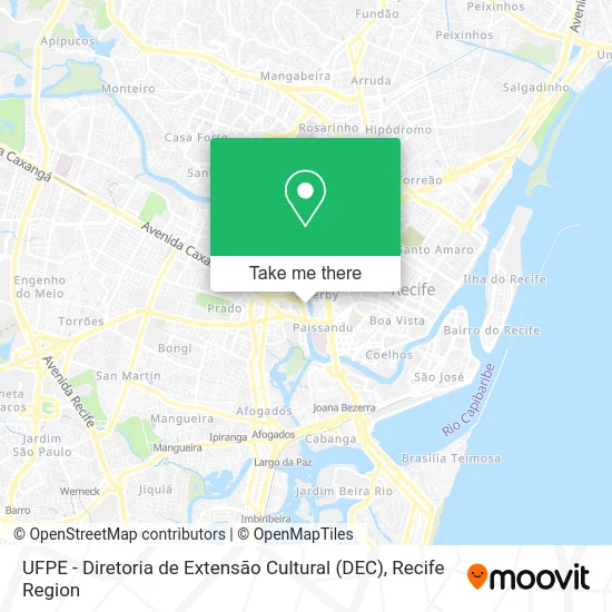 UFPE - Diretoria de Extensão Cultural (DEC) map