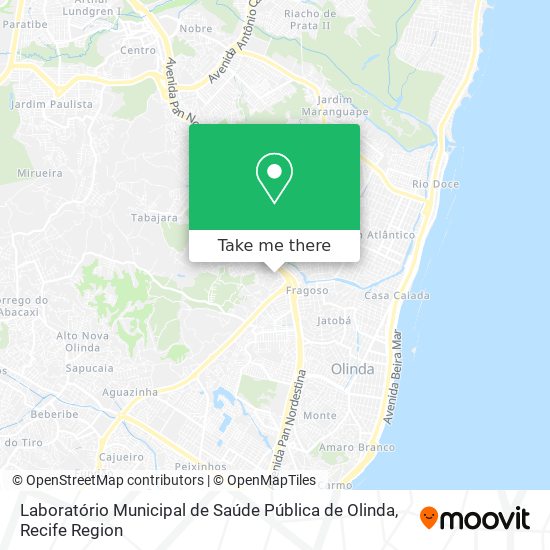 Laboratório Municipal de Saúde Pública de Olinda map