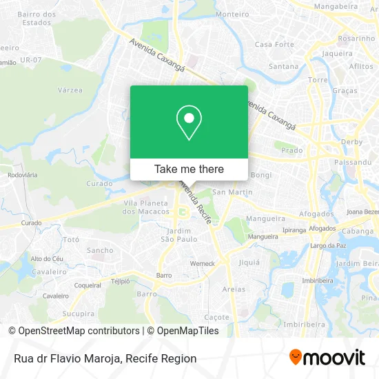 Rua dr Flavio Maroja map