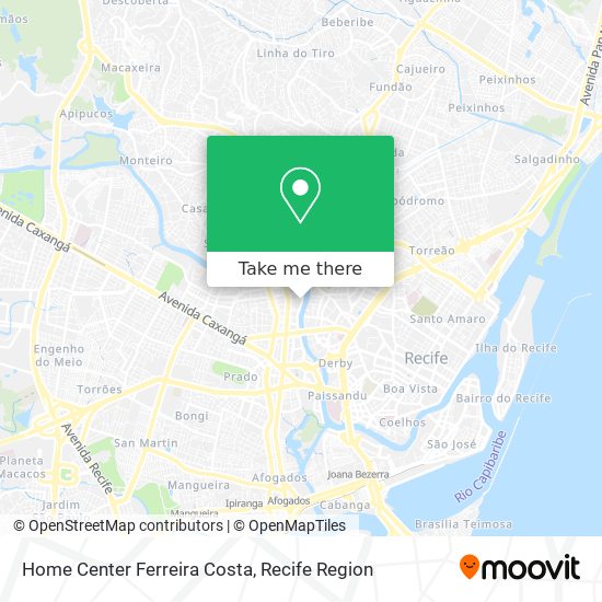 Home Center Ferreira Costa map