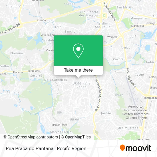 Rua Praça do Pantanal map