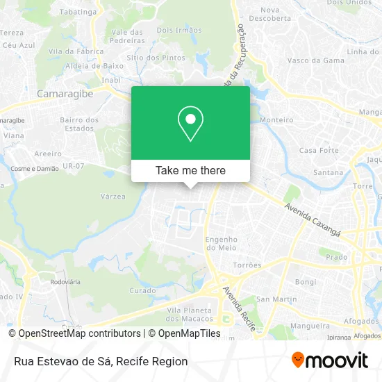 Rua Estevao de Sá map