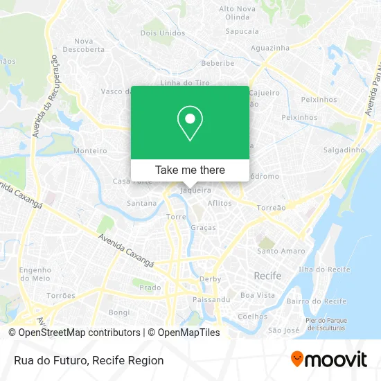 Rua do Futuro map