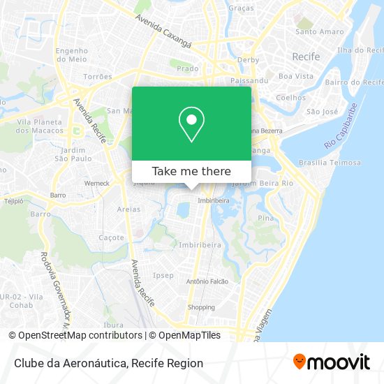 Clube da Aeronáutica map