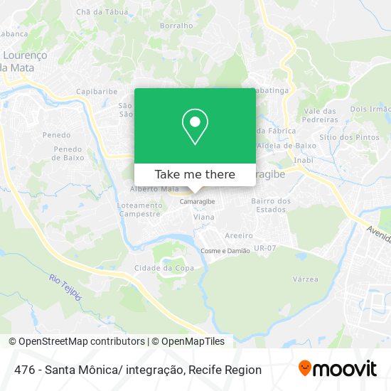 476 - Santa Mônica/ integração map