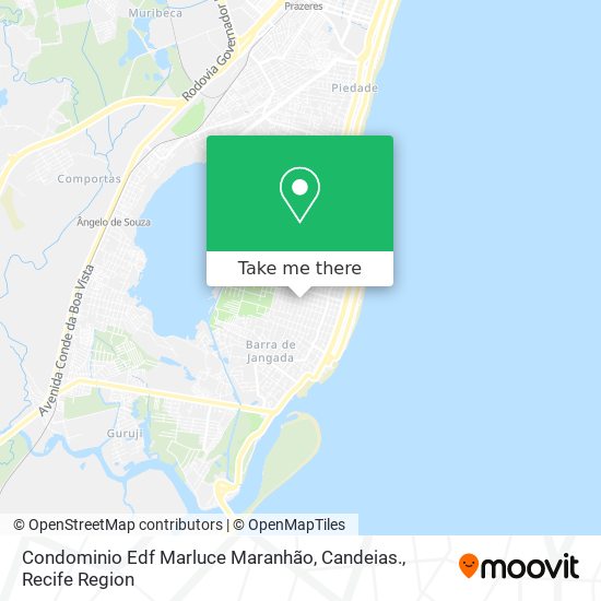 Condominio Edf Marluce Maranhão, Candeias. map