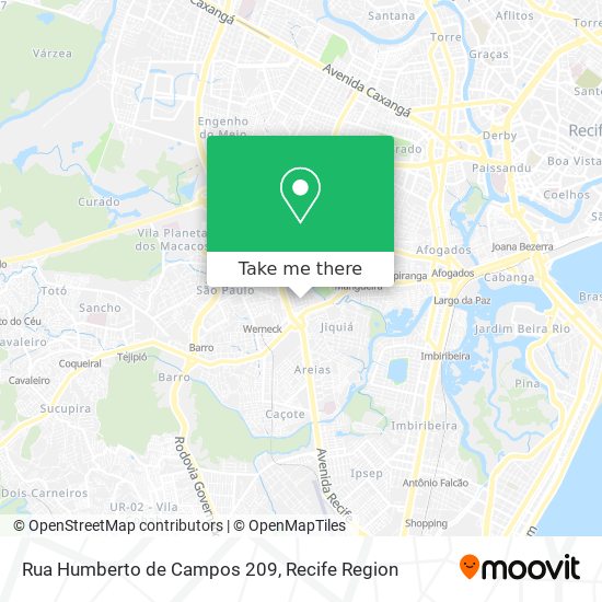 Rua Humberto de Campos 209 map