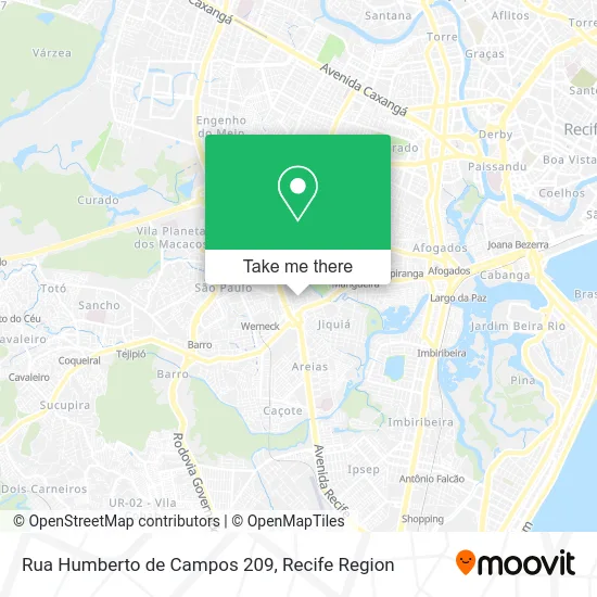 Rua Humberto de Campos 209 map