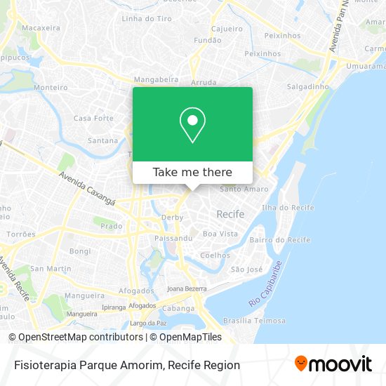 Fisioterapia Parque Amorim map