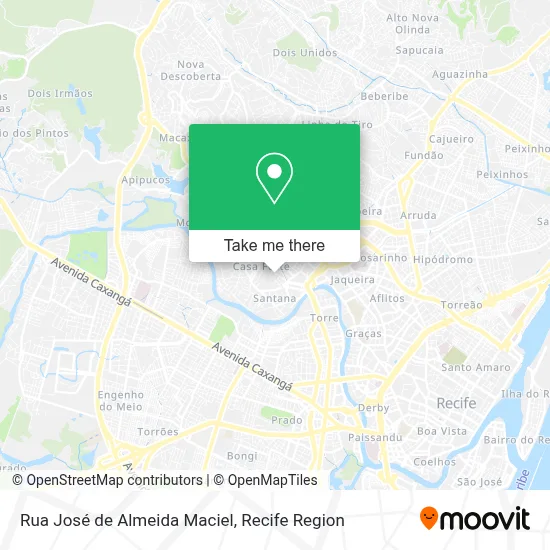 Rua José de Almeida Maciel map
