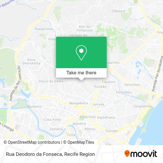 Rua Deodoro da Fonseca map