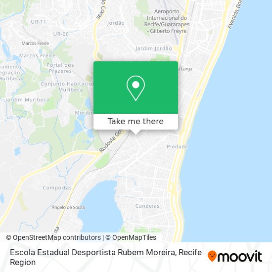 Escola Estadual Desportista Rubem Moreira map
