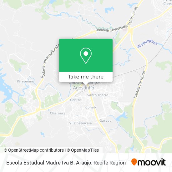 Escola Estadual Madre Iva B. Araújo map