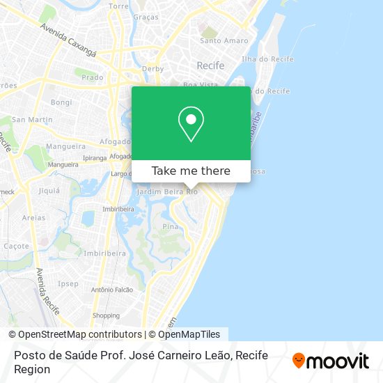 Posto de Saúde Prof. José Carneiro Leão map