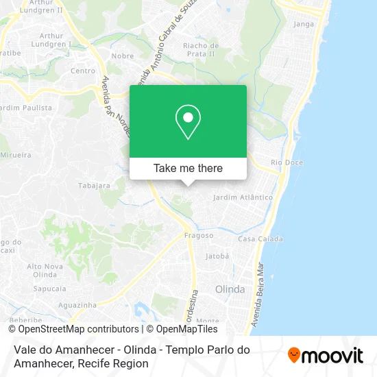 Vale do Amanhecer - Olinda - Templo Parlo do Amanhecer map