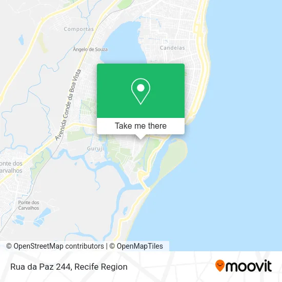 Rua da Paz 244 map