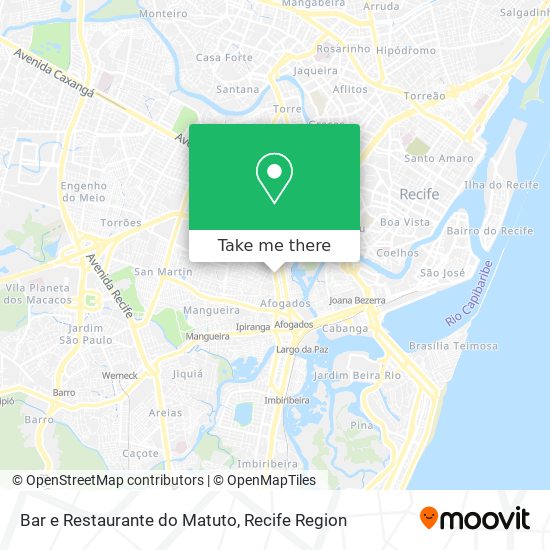 Bar e Restaurante do Matuto map