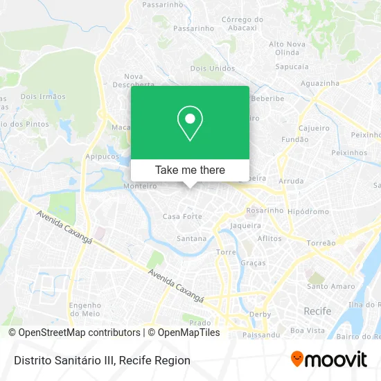 Distrito Sanitário III map
