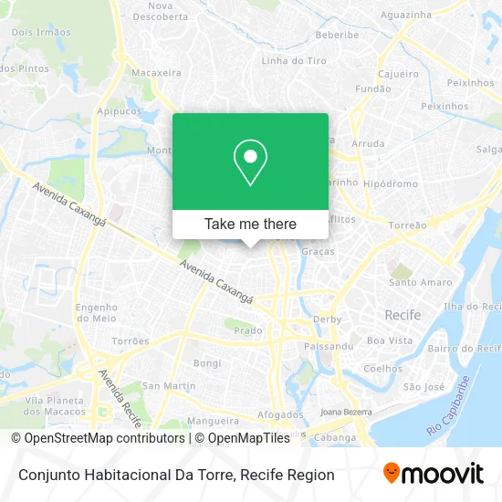 Conjunto Habitacional Da Torre map