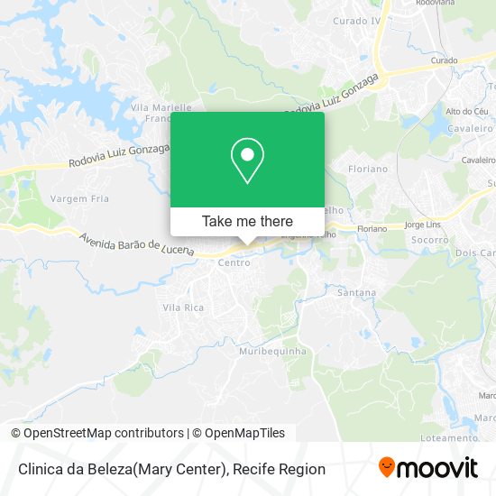 Clinica da Beleza(Mary Center) map
