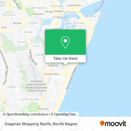 Diagmax Shopping Recife map