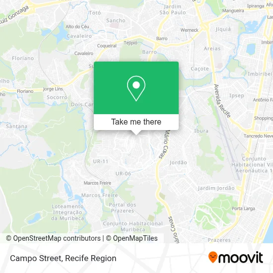 Rua do Campo map