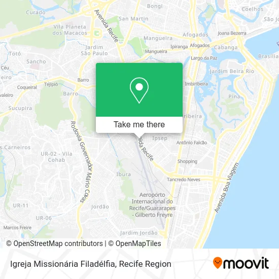 Igreja Missionária Filadélfia map