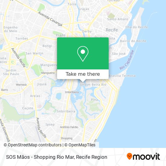 Mapa SOS Mãos - Shopping Rio Mar