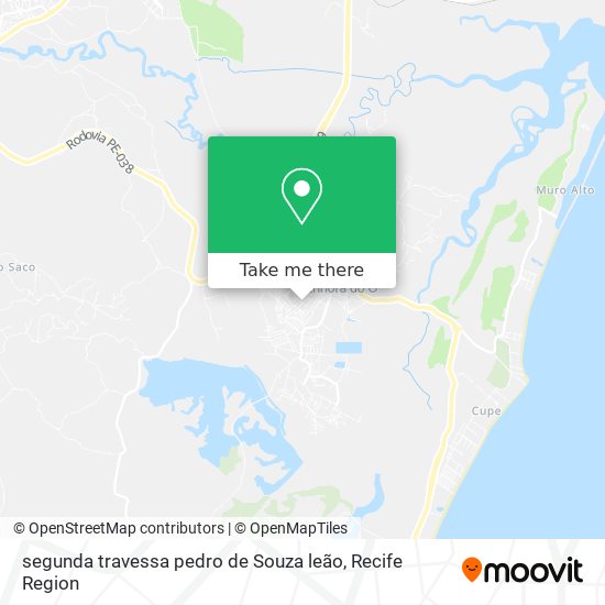 segunda travessa pedro de Souza leão map