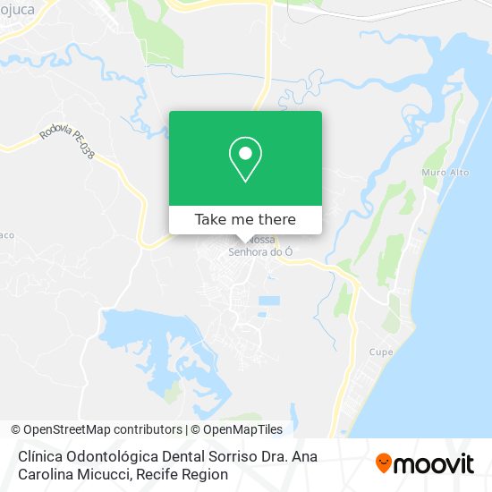 Clínica Odontológica Dental Sorriso Dra. Ana Carolina Micucci map