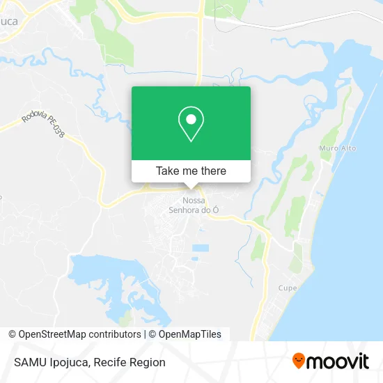 SAMU Ipojuca map