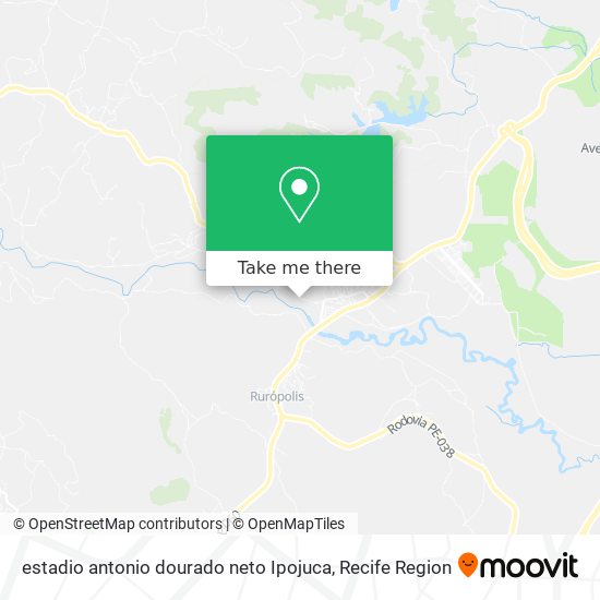 estadio antonio dourado neto Ipojuca map