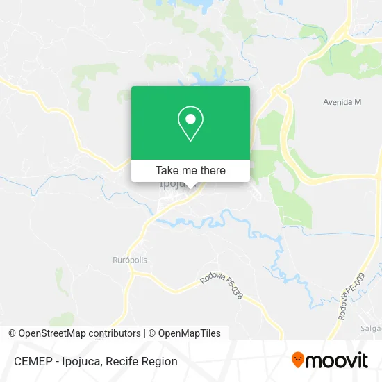 CEMEP - Ipojuca map