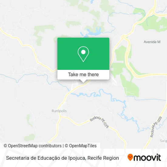 Secretaria de Educação de Ipojuca map