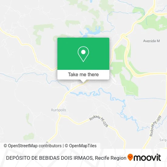 DEPÓSITO DE BEBIDAS DOIS IRMAOS map