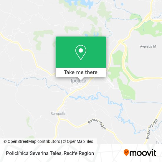 Policlínica  Severina Teles map