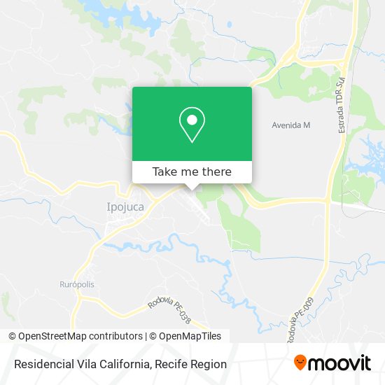 Residencial Vila California map