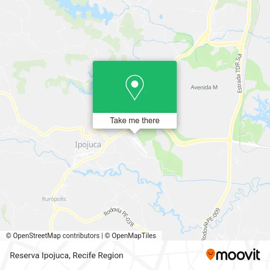 Reserva Ipojuca map
