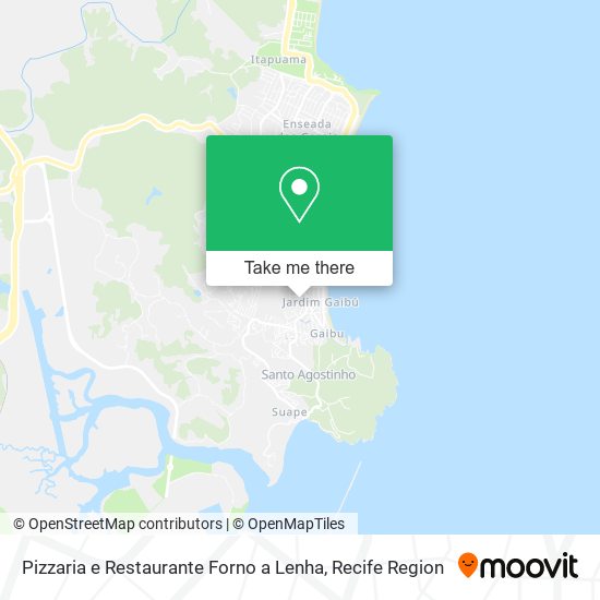 Pizzaria e Restaurante Forno a Lenha map