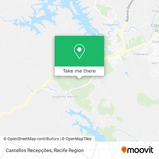 Castellos Recepções map