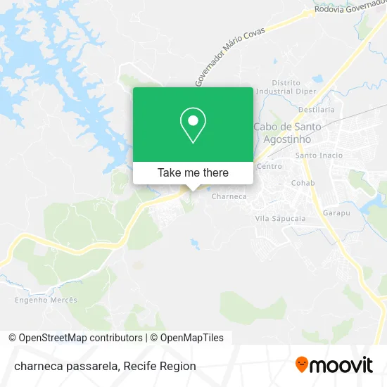 charneca  passarela map