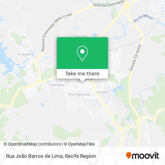 Rua João Barros de Lima map